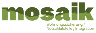 Logo Mosaik Wohnungslosenhilfe – unterstütztes Projekt des Österreichischen Fußballärzte-Nationalteams