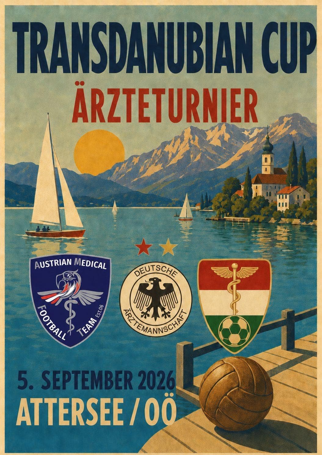Transdanubian Cup 2026: 4.–6. September in Schörfling am Attersee